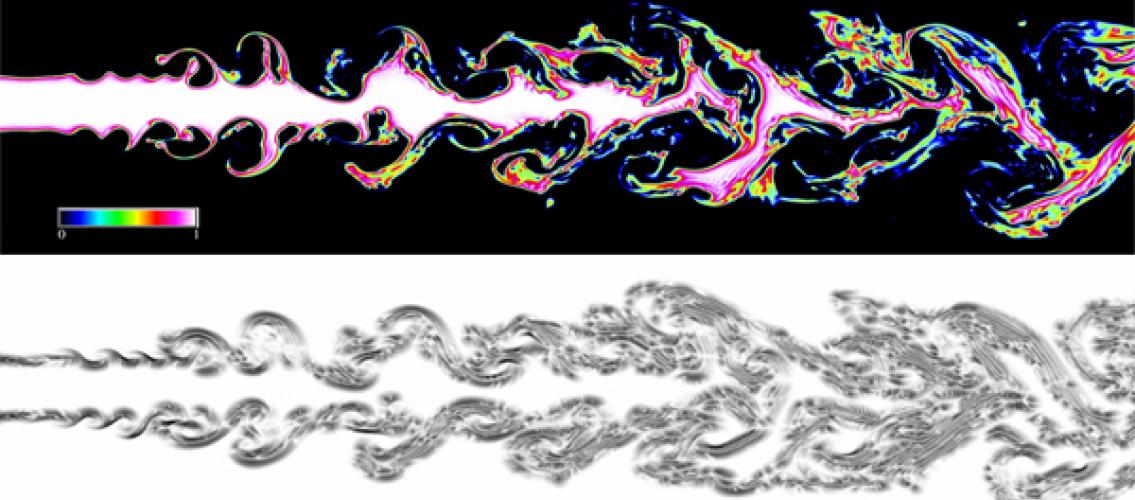 simulation of flow breakup