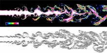 simulation of flow breakup