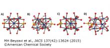 ball-and-stick representations of molecules